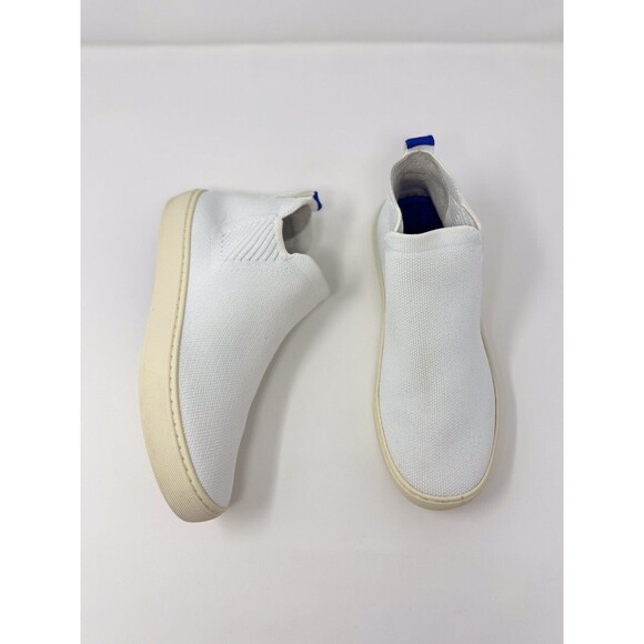 Rothys Womens Boots Bright White Chelsea Pull On Ankle Bootie Casual US 6.5 - Picture 3 of 9